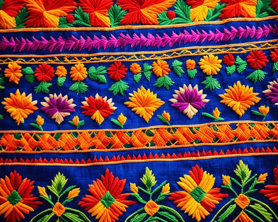 Intricate Phulkari Embroidery