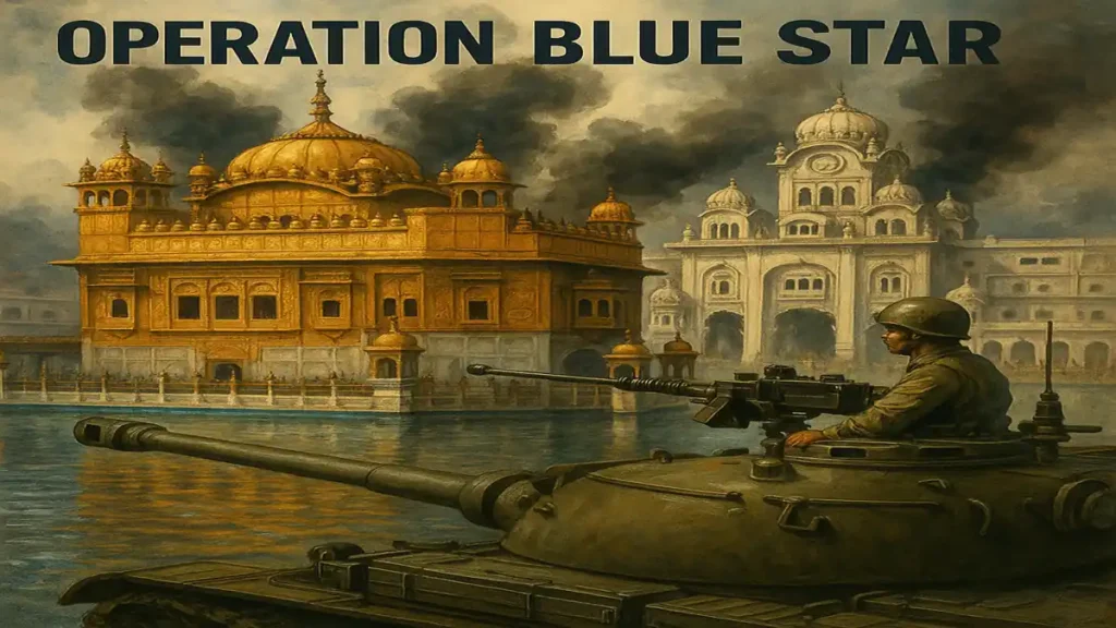 Operation Blue Star – Indian Army Tank Assault on Sri Harmandir Sahib, June 1984