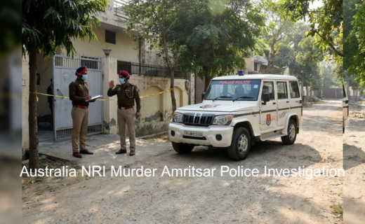 Australia NRI Murder Amritsar case police investigation scene