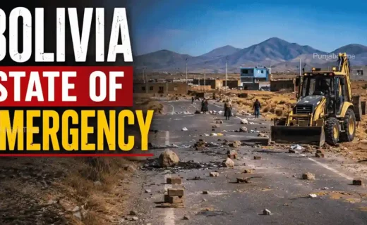 Bolivia State of Emergency military deployment near La Paz presidential palace.