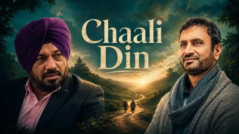 Chaali Din Punjabi film poster novel adaptation