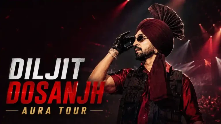 Diljit Dosanjh Aura-Tour concert finale at Chase Center San Francisco.