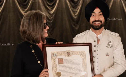 Diljit Dosanjh Day ਮੌਕੇ ਦਿਲਜੀਤ ਦੋਸਾਂਝ ਦੀ ਖੁਸ਼ੀ ਭਰੀ ਤਸਵੀਰ।