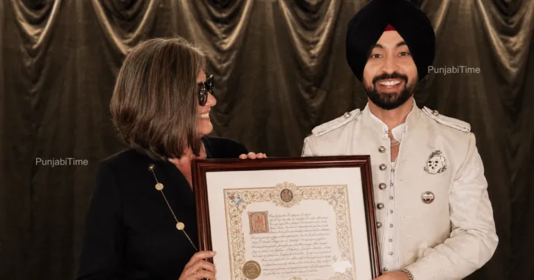 Diljit Dosanjh Day ਮੌਕੇ ਦਿਲਜੀਤ ਦੋਸਾਂਝ ਦੀ ਖੁਸ਼ੀ ਭਰੀ ਤਸਵੀਰ।
