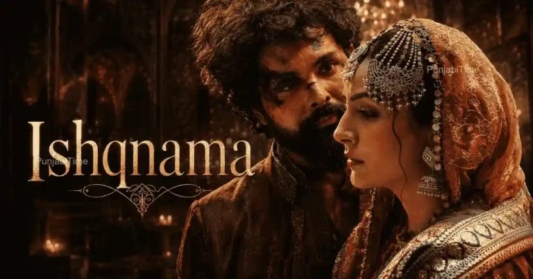 Ishqnama Punjabi movie poster with Jayy Randhawa and Shehnaaz Gill.