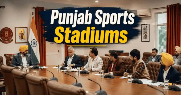 Punjab Sports Stadiums Cm Bhagwant maan