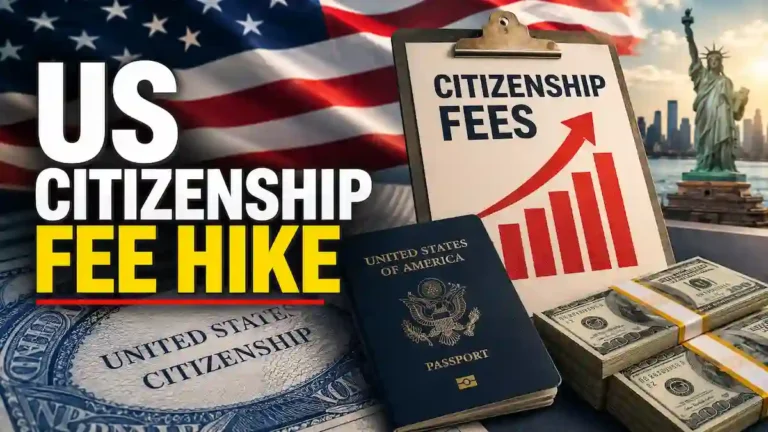 US Citizenship Fee Hike ਦਾ ਅਮਰੀਕੀ ਨਾਗਰਿਕਤਾ ਅਰਜ਼ੀ ਉੱਤੇ ਅਸਰ ਦਰਸਾਉਂਦੀ ਤਸਵੀਰ।