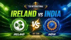 Ireland vs India ਕ੍ਰਿਕਟ ਮੈਚ ਦੀ ਪ੍ਰਤੀਕਾਤਮਕ ਤਸਵੀਰ।