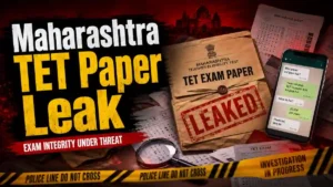 Maharashtra TET Paper Leak – ਪ੍ਰੀਖਿਆ ਮੁਲਤਵੀ, ਉਮੀਦਵਾਰ ਕੇਂਦਰ ਤੋਂ ਬਾਹਰ।