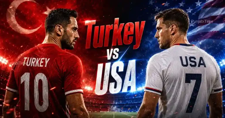 Turkey vs USA ਵਿਸ਼ਵ ਕੱਪ ਮੈਚ ਦੀ ਖ਼ਬਰ ਦਰਸਾਉਂਦੀ ਪ੍ਰਤੀਕਾਤਮਕ ਤਸਵੀਰ।