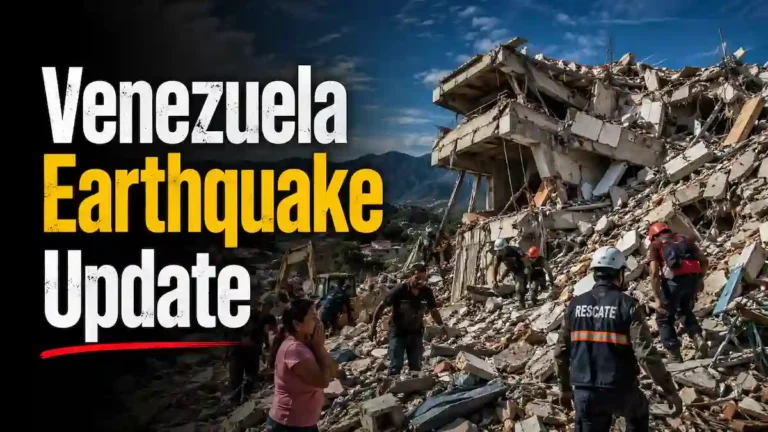Venezuela Earthquake Update ਦੌਰਾਨ Caracas ਅਤੇ La Guaira ਵਿੱਚ ਭੂਚਾਲ ਤੋਂ ਬਾਅਦ ਬਚਾਅ ਕਾਰਵਾਈ ਦੀ ਪ੍ਰਤੀਕਾਤਮਕ ਤਸਵੀਰ