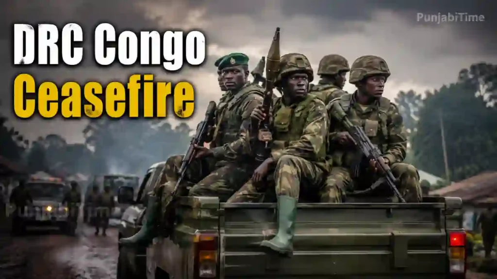 DRC Congo Ceasefire ਬਾਰੇ ਪ੍ਰਤੀਕਾਤਮਕ ਤਸਵੀਰ, ਸੰਯੁਕਤ ਰਾਸ਼ਟਰ ਸ਼ਾਂਤੀ ਮਿਸ਼ਨ ਨਾਲ ਸਬੰਧਤ।