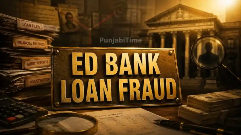 ED Bank Loan Fraud ਜਾਂਚ ਲਈ ਬੈਂਕ ਦਸਤਾਵੇਜ਼ਾਂ ਤੇ ਜਾਂਚ ਫਾਈਲ ਦੀ ਪ੍ਰਤੀਕਾਤਮਕ ਤਸਵੀਰ।