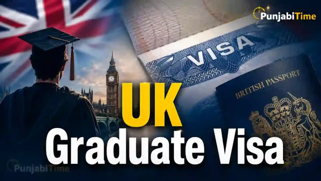 UK Graduate Visa ਬਾਰੇ ਪ੍ਰਤੀਕਾਤਮਕ ਤਸਵੀਰ, ਪੰਜਾਬੀ ਵਿਦਿਆਰਥੀ ਬ੍ਰਿਟੇਨ ਵੀਜ਼ਾ।