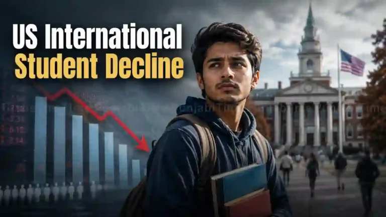 US International Student Decline - ਅਮਰੀਕੀ ਯੂਨੀਵਰਸਿਟੀਆਂ ਵਿੱਚ ਵਿਦੇਸ਼ੀ ਦਾਖਿਲੇ ਦੀ ਗਿਰਾਵਟ ਦੀ ਪ੍ਰਤੀਕਾਤਮਕ ਤਸਵੀਰ