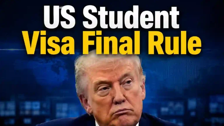 US Student Visa Final Rule ਨਾਲ ਜੁੜੀ F-1 ਵੀਜ਼ਾ ਤੇ ਪਾਸਪੋਰਟ ਦੀ ਪ੍ਰਤੀਕਾਤਮਕ ਤਸਵੀਰ।
