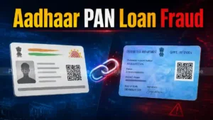 Aadhaar PAN Loan Fraud ਨਾਲ ਸੰਬੰਧਤ ਸਾਈਬਰ ਠੱਗੀ ਨੂੰ ਦਰਸਾਉਂਦੀ ਪ੍ਰਤੀਕਾਤਮਕ ਤਸਵੀਰ।