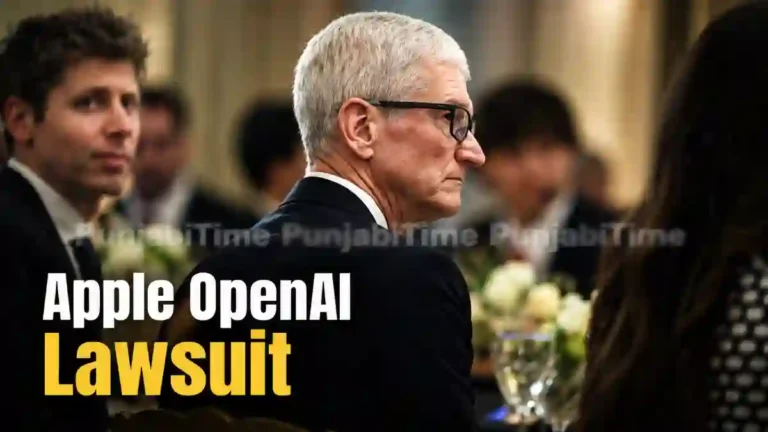 Apple OpenAI Lawsuit ਵਿੱਚ ਟਰੇਡ ਸੀਕ੍ਰੇਟ ਚੋਰੀ ਦੇ ਦੋਸ਼ਾਂ ਨੂੰ ਦਰਸਾਉਂਦੀ ਪ੍ਰਤੀਕਾਤਮਕ ਤਸਵੀਰ।