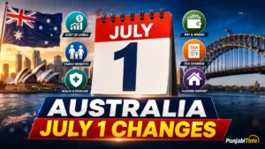 Australia July 1 Changes ਤਹਿਤ ਆਸਟ੍ਰੇਲੀਆ ਵਿੱਚ ਉਜਰਤ ਤੇ ਵੀਜ਼ਾ ਬਦਲਾਅ ਦਰਸਾਉਂਦੀ ਤਸਵੀਰ।