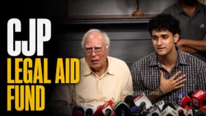 CJP Legal Aid Fund ਦੇ ਐਲਾਨ ਮੌਕੇ ਅਦਾਲਤ ਤੇ ਕਾਨੂੰਨੀ ਕਾਗ਼ਜ਼ਾਂ ਦਾ ਦ੍ਰਿਸ਼।