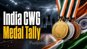 India CWG Medal Tally ਦੌਰਾਨ ਗਲਾਸਗੋ ਵਿੱਚ ਵੇਟਲਿਫਟਿੰਗ ਦਾ ਮੁਕਾਬਲਾ।