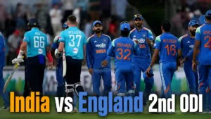 India vs England 2nd ODI ਕਾਰਡਿਫ਼ ਮੈਚ ਦੌਰਾਨ ਬੱਲੇਬਾਜ਼ੀ ਦਾ ਦ੍ਰਿਸ਼।