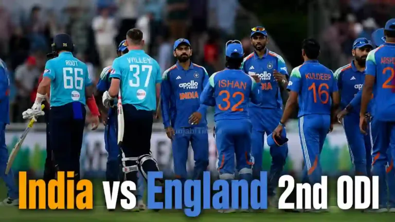 India vs England 2nd ODI ਕਾਰਡਿਫ਼ ਮੈਚ ਦੌਰਾਨ ਬੱਲੇਬਾਜ਼ੀ ਦਾ ਦ੍ਰਿਸ਼।