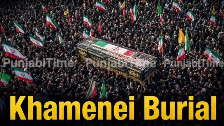 Khamenei Burial Mashhad ਸਮਾਗਮ ਦੀ ਪ੍ਰਤੀਕਾਤਮਕ ਤਸਵੀਰ।