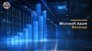 ਕਲਾਊਡ ਡੇਟਾ ਸੈਂਟਰ ਦੇ ਸਰਵਰਾਂ ਦੀਆਂ ਕਤਾਰਾਂ, ਜੋ Microsoft Azure Revenue ਦੇ ਸਾਲਾਨਾ 100 ਅਰਬ ਡਾਲਰ ਤੋਂ ਪਾਰ ਹੋਣ ਦੀ ਖ਼ਬਰ ਨਾਲ ਦਿਖਾਈਆਂ ਗਈਆਂ ਹਨ। ਪ੍ਰਤੀਕਾਤਮਕ ਤਸਵੀਰ।