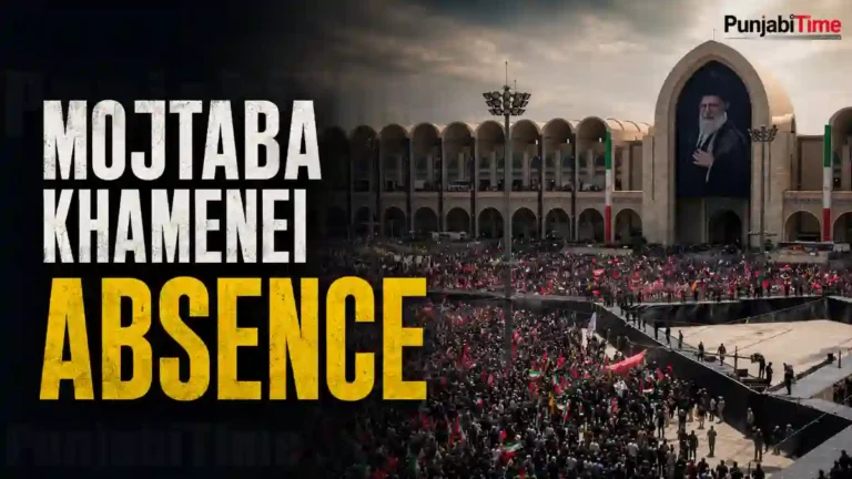 Mojtaba Khamenei Absence – ਈਰਾਨ ਦੇ ਅੰਤਿਮ ਸੰਸਕਾਰ ਸਮਾਗਮ ਦੀ ਪ੍ਰਤੀਕਾਤਮਕ ਤਸਵੀਰ।