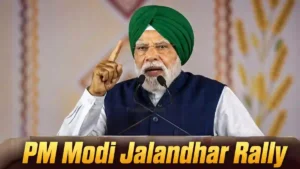 PM Modi Jalandhar Rally rail and road projects Punjab