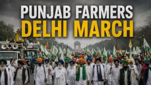Punjab Farmers Delhi March ਦੌਰਾਨ ਸ਼ੰਭੂ ਬਾਰਡਰ ਉੱਤੇ ਟਰੈਕਟਰਾਂ ਅਤੇ ਕਿਸਾਨਾਂ ਦਾ ਇਕੱਠ