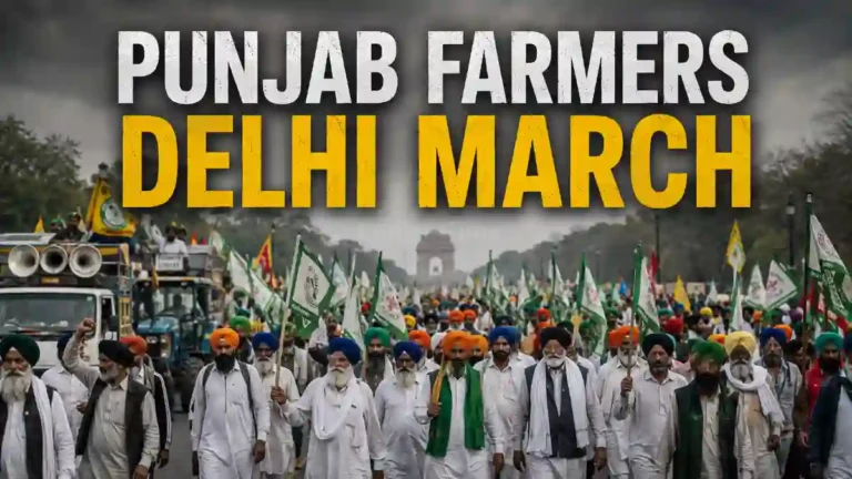 Punjab Farmers Delhi March ਦੌਰਾਨ ਸ਼ੰਭੂ ਬਾਰਡਰ ਉੱਤੇ ਟਰੈਕਟਰਾਂ ਅਤੇ ਕਿਸਾਨਾਂ ਦਾ ਇਕੱਠ