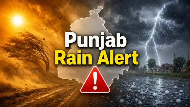 Punjab Rain Alert ਦੌਰਾਨ ਭਾਰੀ ਮੀਂਹ ਵਿੱਚ ਭਿੱਜਦੀਆਂ ਸੜਕਾਂ ਦਾ ਦ੍ਰਿਸ਼, ਪ੍ਰਤੀਕਾਤਮਕ ਤਸਵੀਰ।