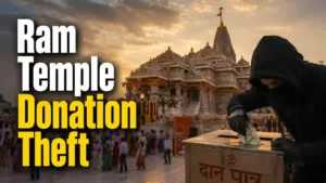 Ram Temple Donation Theft ਮਾਮਲੇ ਨਾਲ ਜੁੜਿਆ ਅਯੋਧਿਆ ਰਾਮ ਮੰਦਿਰ ਦਾ ਦ੍ਰਿਸ਼।