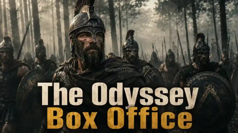 The Odyssey box office ਕਲੈਕਸ਼ਨ ਦਿਖਾਉਂਦੀ ਸਿਨੇਮਾ ਟਿਕਟ।