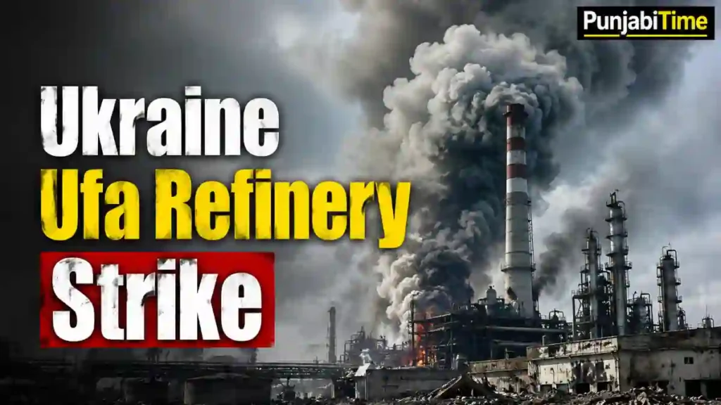 Ukraine Ufa Refinery Strike ਬਾਰੇ ਪ੍ਰਤੀਕਾਤਮਕ ਤਸਵੀਰ।