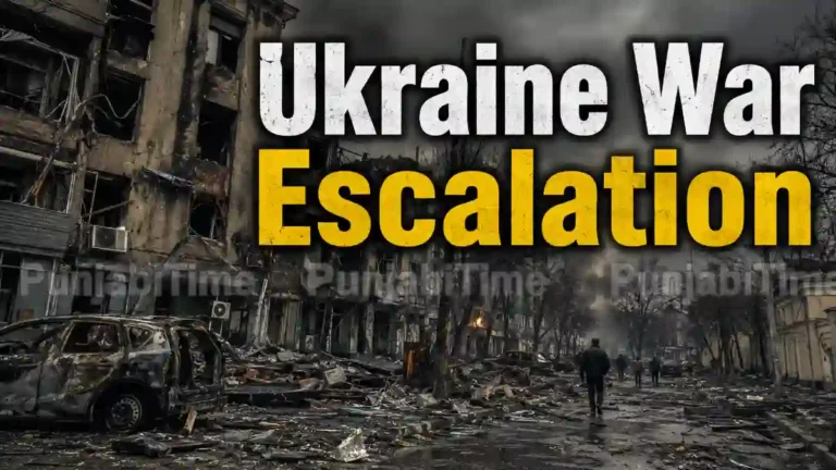 Ukraine War Escalation ਨੂੰ ਦਰਸਾਉਂਦੀ ਪੁਤਿਨ ਅਤੇ ਟਰੰਪ ਦੀ ਪ੍ਰਤੀਕਾਤਮਕ ਤਸਵੀਰ।