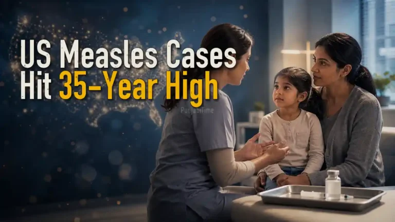 US measles outbreak ਦੌਰਾਨ MMR ਟੀਕਾਕਰਨ ਦੀ ਅਹਿਮੀਅਤ ਦਰਸਾਉਂਦੀ ਪ੍ਰਤੀਕਾਤਮਕ ਤਸਵੀਰ।