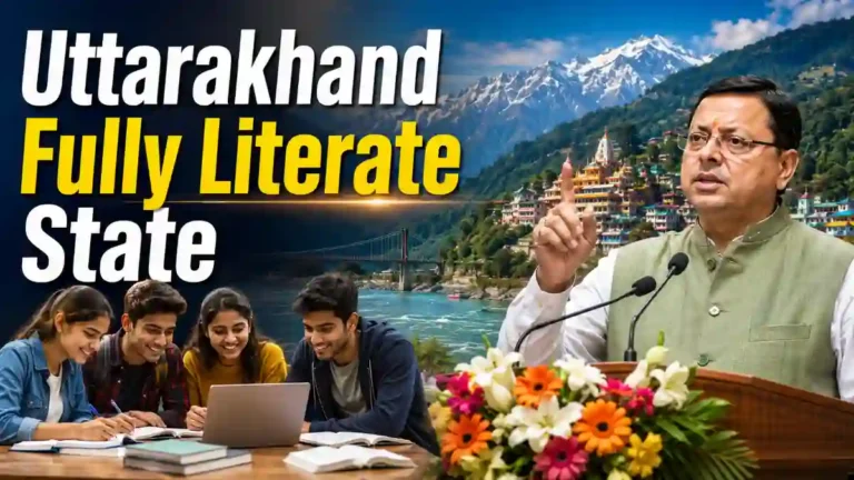 Uttarakhand Fully Literate State ਐਲਾਨ ਦੀ ਪ੍ਰਤੀਕਾਤਮਕ ਤਸਵੀਰ