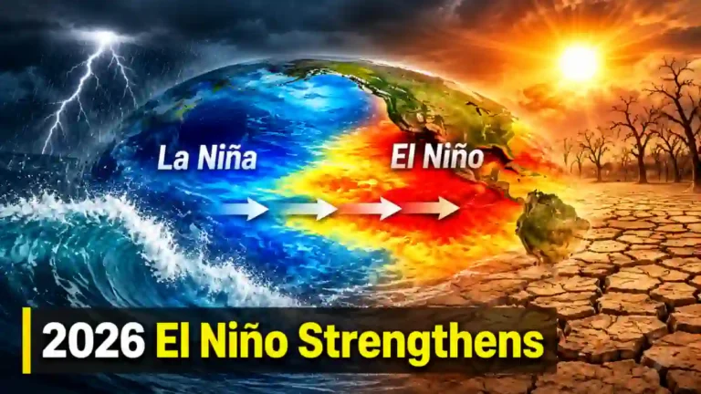 2026 ਦੇ ਮਜ਼ਬੂਤ ਹੋ ਰਹੇ El Niño ਅਤੇ ਬਦਲਦੇ ਵਿਸ਼ਵ ਮੌਸਮੀ ਪੈਟਰਨਾਂ ਨਾਲ ਸੰਬੰਧਿਤ ਤਸਵੀਰ