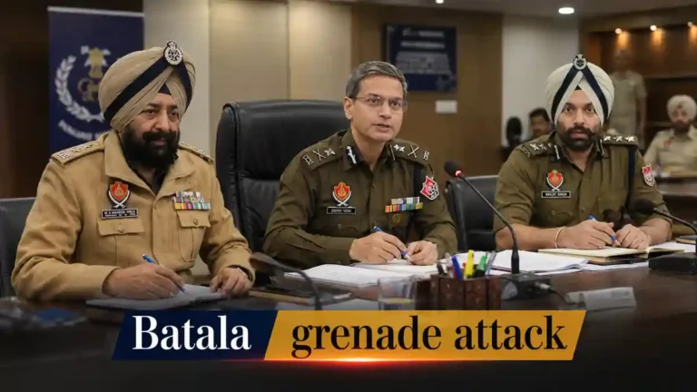 Batala grenade attack — ਬਟਾਲਾ ਪੁਲਿਸ ਚੌਕੀ ’ਤੇ ਹੋਏ ਗ੍ਰੇਨੇਡ ਹਮਲੇ ਦੀ ਥਾਂ