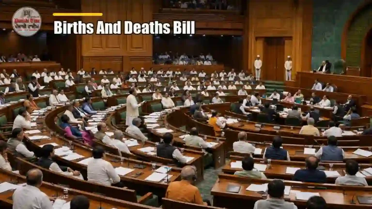 ਸੰਸਦ ਭਵਨ ਦੀ ਇਮਾਰਤ, ਜਿੱਥੇ 31 ਜੁਲਾਈ 2026 ਨੂੰ Births And Deaths Bill ਲੋਕ ਸਭਾ ਵਿੱਚੋਂ ਧੁਨੀ ਮਤ ਨਾਲ ਪਾਸ ਹੋਇਆ — ਪ੍ਰਤੀਕਾਤਮਕ ਤਸਵੀਰ