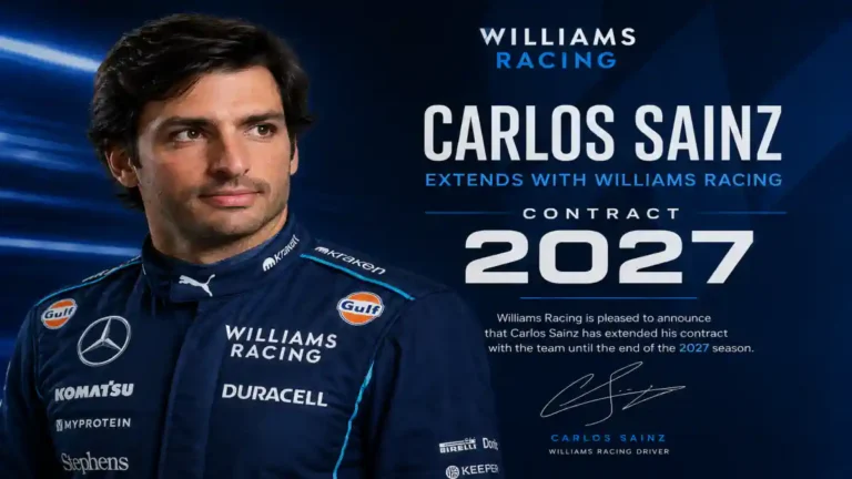 Carlos Sainz ਅਤੇ Williams F1 ਦੇ ਨਵੇਂ multi-year ਕਰਾਰ ਨਾਲ ਜੁੜੀ ਤਸਵੀਰ