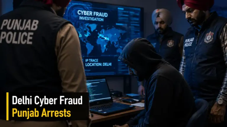 Delhi Cyber Fraud Punjab Arrests ਮਾਮਲੇ 'ਚ ਗ੍ਰਿਫ਼ਤਾਰ ਮੁਲਜ਼ਮ