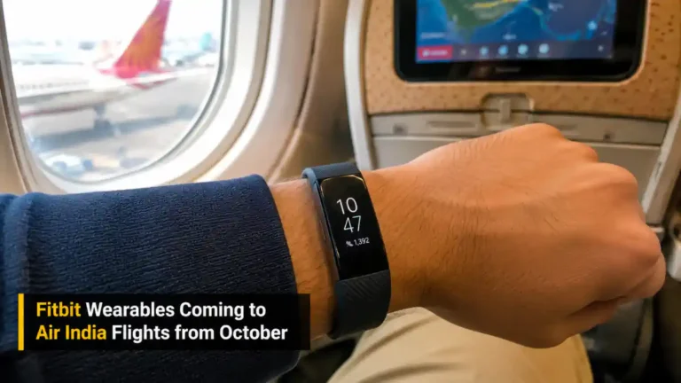 Google Fitbit Air India ਲਈ ਸਕ੍ਰੀਨ-ਰਹਿਤ ਫਿਟਨੈੱਸ ਟ੍ਰੈਕਰ
