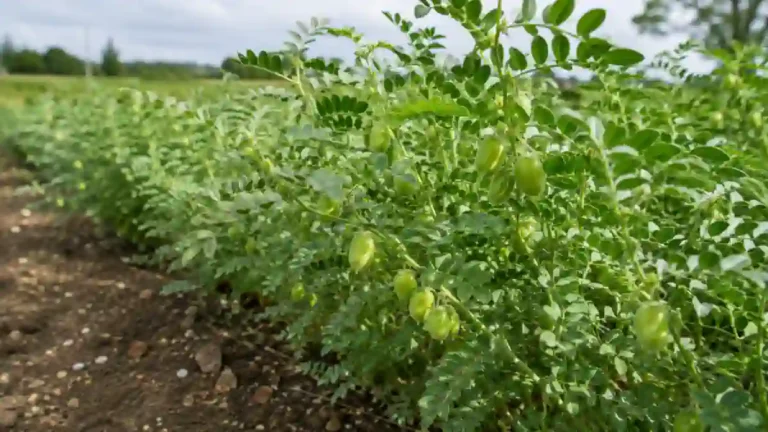 Green Chickpeas Ireland trial crop in Enniscorthy Wexford