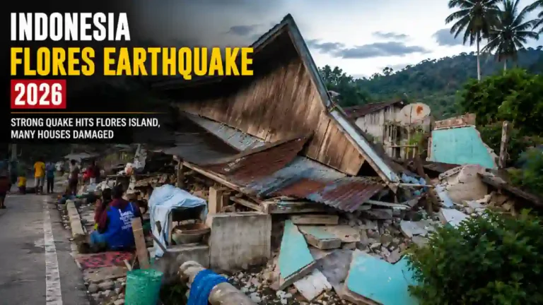 Indonesia earthquake 2026 ਤੋਂ ਬਾਅਦ ਫ਼ਲੋਰਸ ਵਿੱਚ ਭੂਚਾਲੀ ਨੁਕਸਾਨ