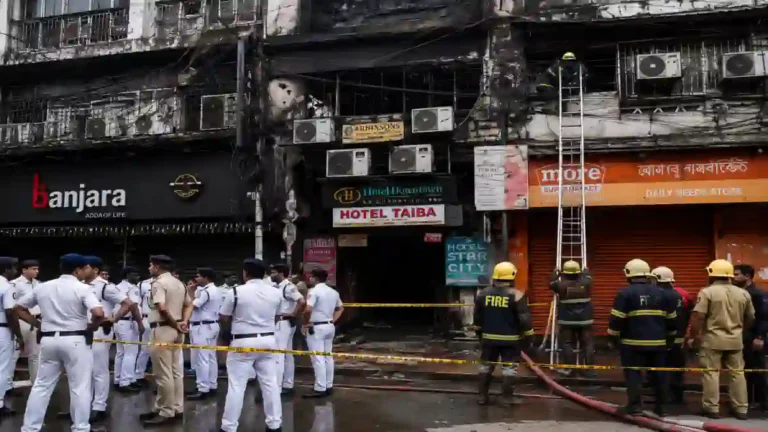 Kolkata Hotel Fire: ਮਿਰਜ਼ਾ ਗ਼ਾਲਿਬ ਸਟਰੀਟ ਦੀ ਇਮਾਰਤ ਵਿੱਚ ਲੱਗੀ ਅੱਗ