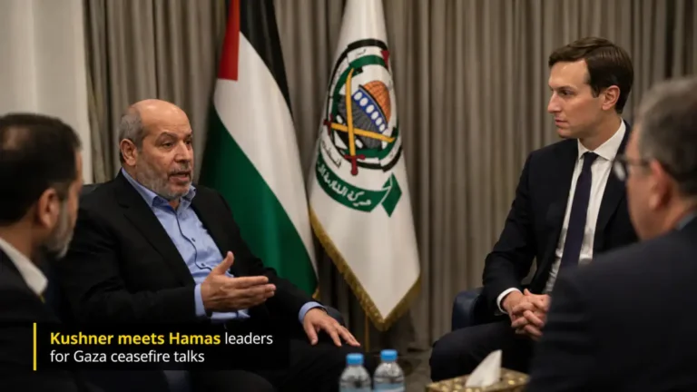 Kushner Hamas meeting ਨਾਲ ਜੁੜੀ ਕਾਹਿਰਾ ਗੱਲਬਾਤ ਲਈ ਫੀਚਰ ਤਸਵੀਰ
